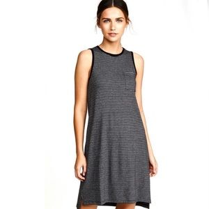 NEW ATM STRIPED JERSEY TANK MINI DRESS